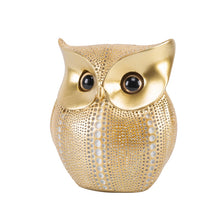 Load image into Gallery viewer, Nordic Style Owls Ornament Owl Resin Craft Bird Miniatures Figurines Decorative Figures for Home Decor Office Decoration
